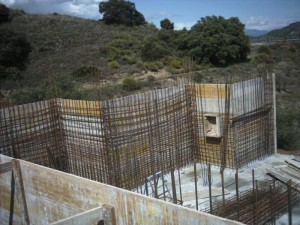 Bedroom walls construction (Steel)