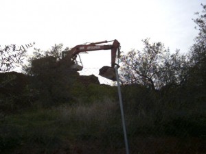 Big Machine starts digging on first day of construction